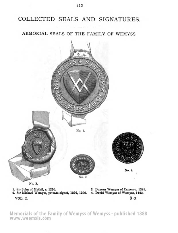 Page 1 of 4 - Armorial seals of the Family of Wemyss