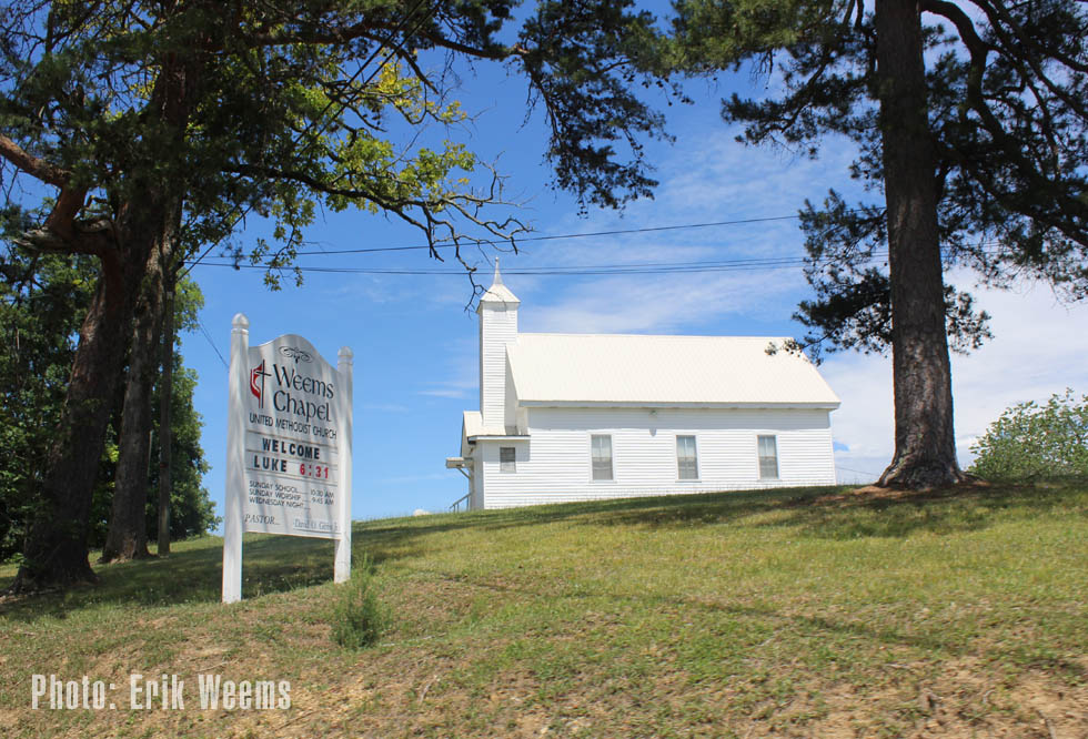Weems Chapel Building Tennessee