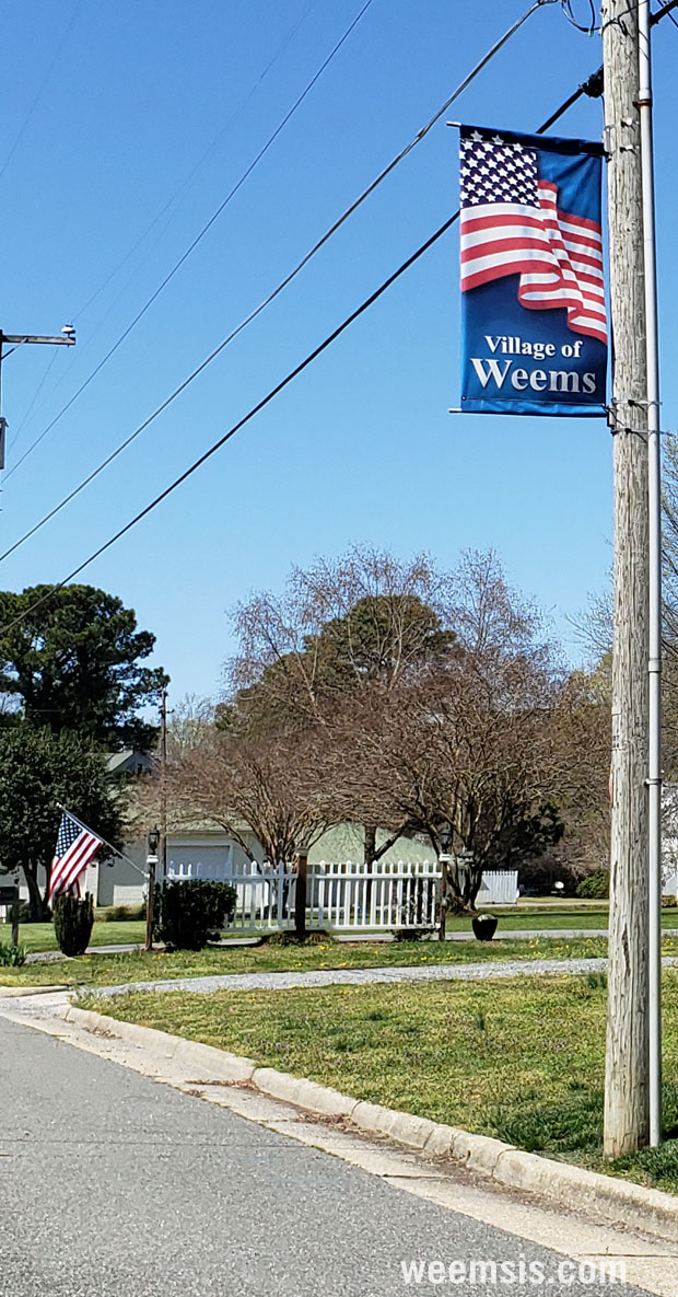 Street in Village of Weems